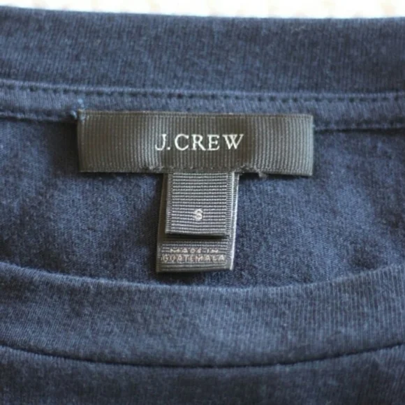 J. Crew Bell Sleeve Navy Nautical Top with Piping small K1524 - Picture 7 of 9